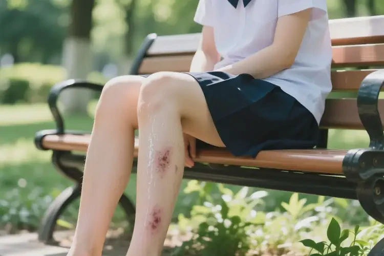 大學(xué)生大腿上偶爾起濕疹能不能徹底自愈(圖2)