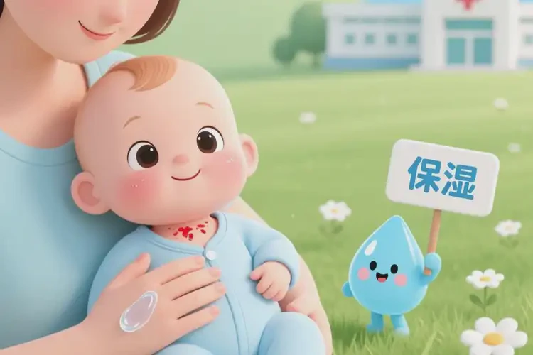 寶寶脖子上有濕疹可不可以根治(圖1)