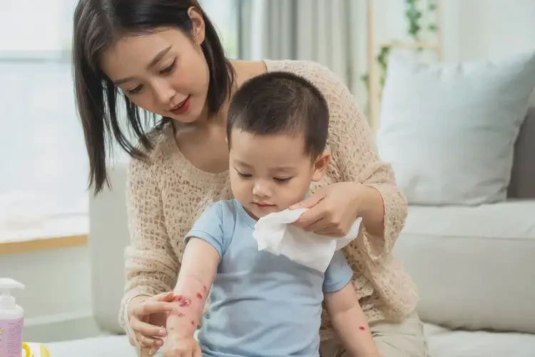 寶寶脖子長濕疹可不可以根治(圖1)