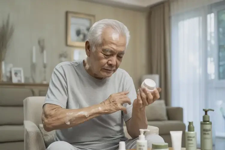 高齡老人脖子上出濕疹可以徹底自愈嗎(圖3)