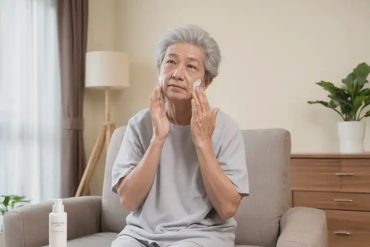 高龄老人脸上长湿疹能不能根治(图1)