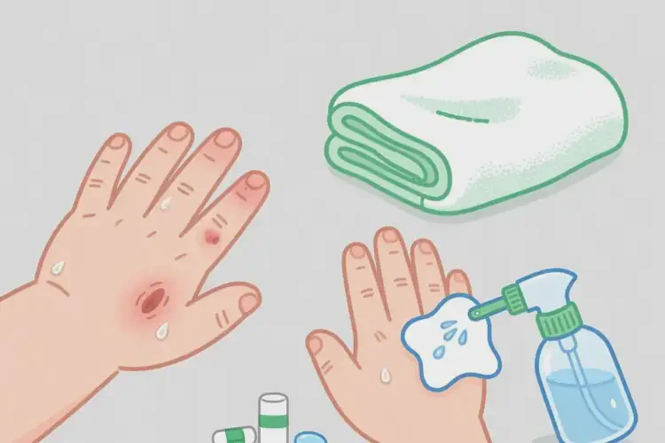 小兒手上出濕疹可不可以徹底自愈(圖1)