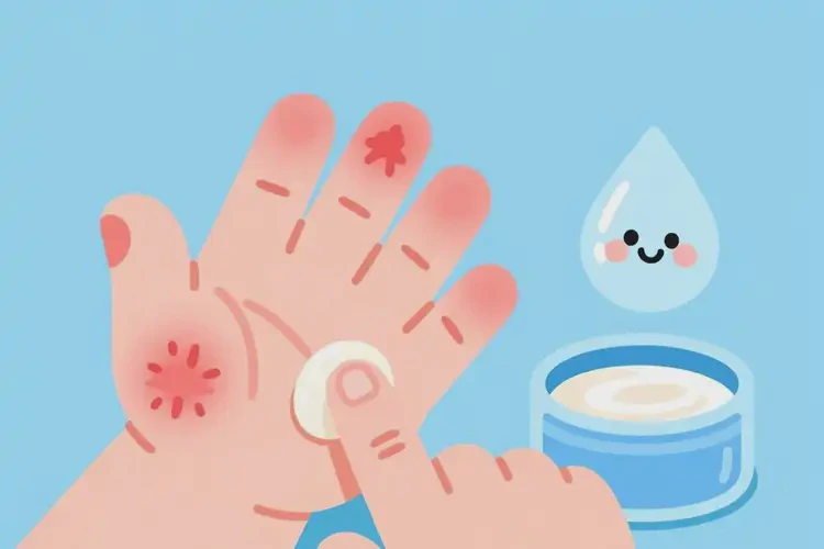 小兒手上偶爾起濕疹能夠徹底治愈嗎(圖4)