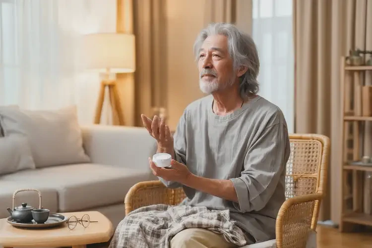 高龄老人大腿上长湿疹能不能根治(图1)