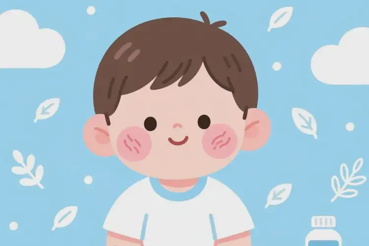 小孩面部偶爾起濕疹不管它會(huì)自己自愈嗎(圖4)