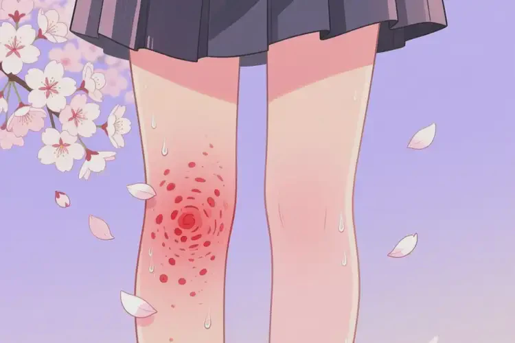 大學(xué)生大腿上有濕疹能不能徹底自愈(圖1)