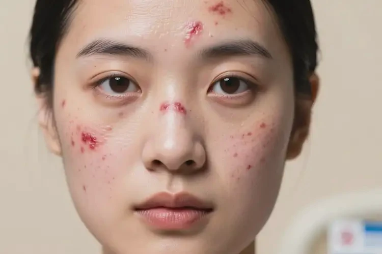 女人臉上長(zhǎng)濕疹能不能根治(圖4)