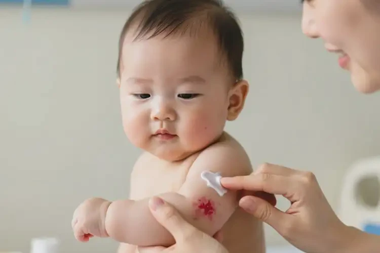 寶寶手臂上出濕疹可不可以根治(圖1)