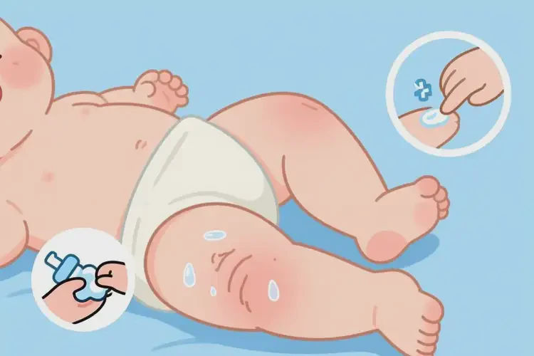 寶寶大腿出濕疹可不可以徹底自愈(圖2)