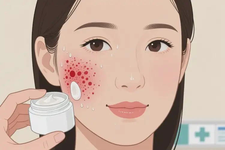 女性面部偶爾起濕疹可不可以根治(圖4)