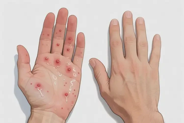 男人手上容易起濕疹能不能根治(圖2)