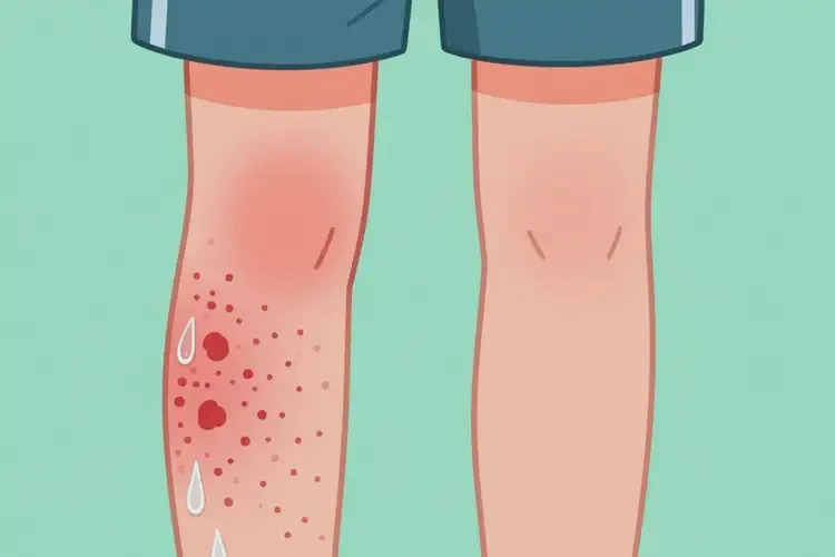 男生小腿偶爾起濕疹可不可以根治(圖1)