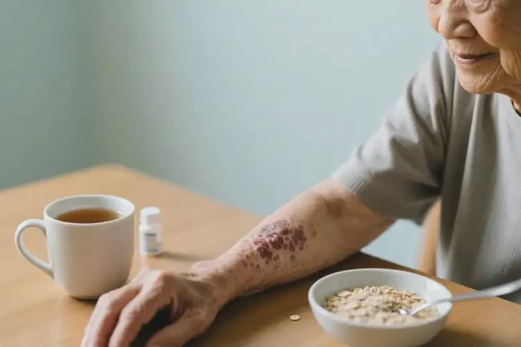 老人全身經(jīng)常起濕疹可不可以根治(圖2)