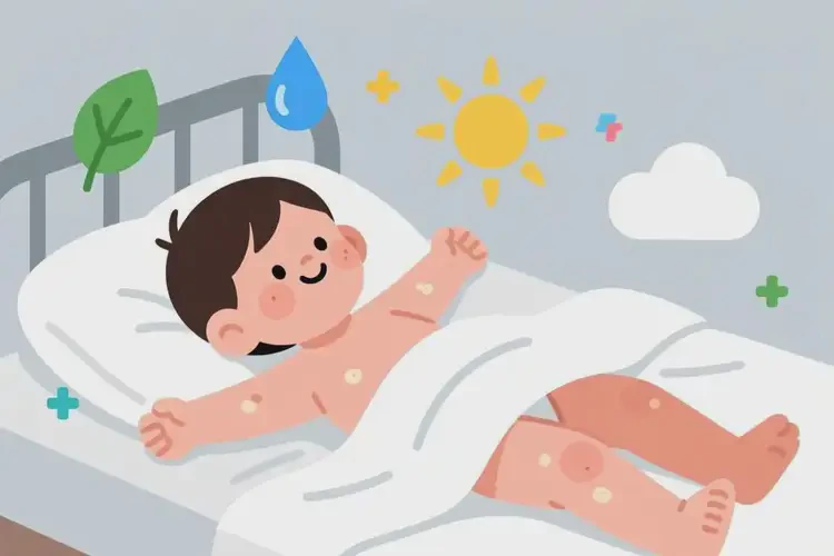 小兒全身偶爾長(zhǎng)濕疹可不可以根治(圖2)