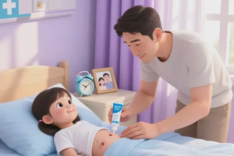 兒童肚子上容易起濕疹不管它會自己好嗎(圖1)