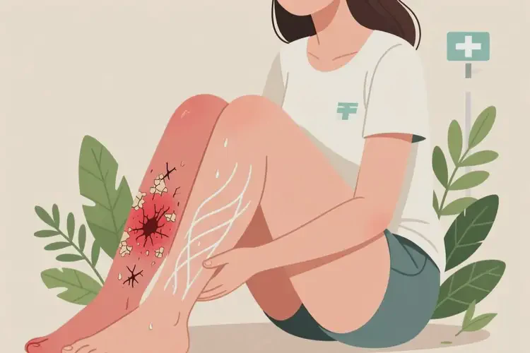 女人小腿出湿疹能不能根治(图3)