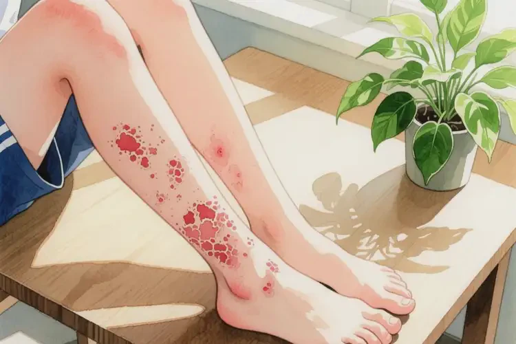 中學(xué)生小腿容易長濕疹可不可以根治(圖4)