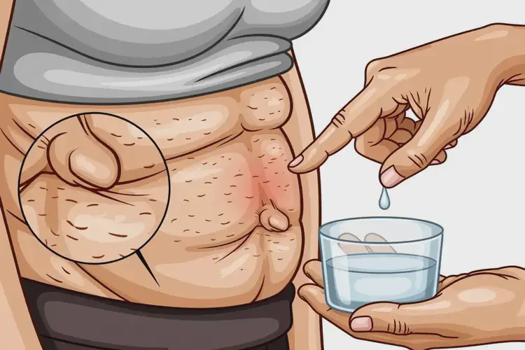 老年人肚子上容易起濕疹能夠徹底治愈嗎(圖1)