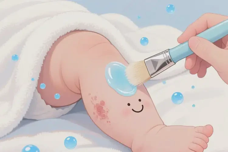 寶寶大腿上長濕疹可不可以根治(圖2)