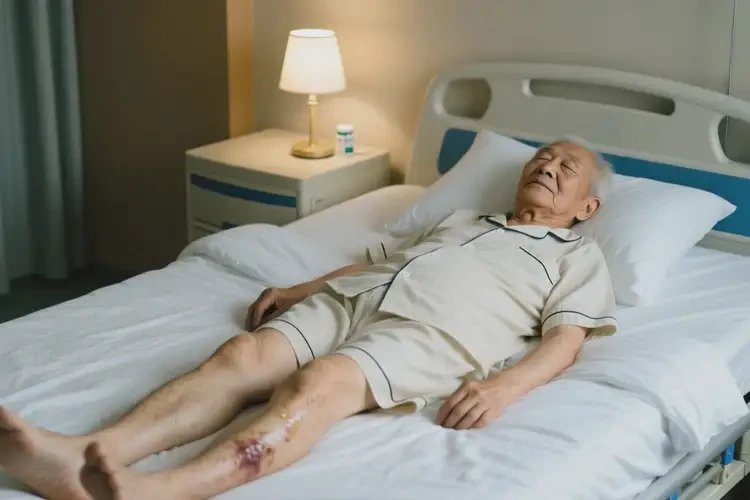 老人小腿經(jīng)常長(zhǎng)濕疹可不可以根治(圖1)