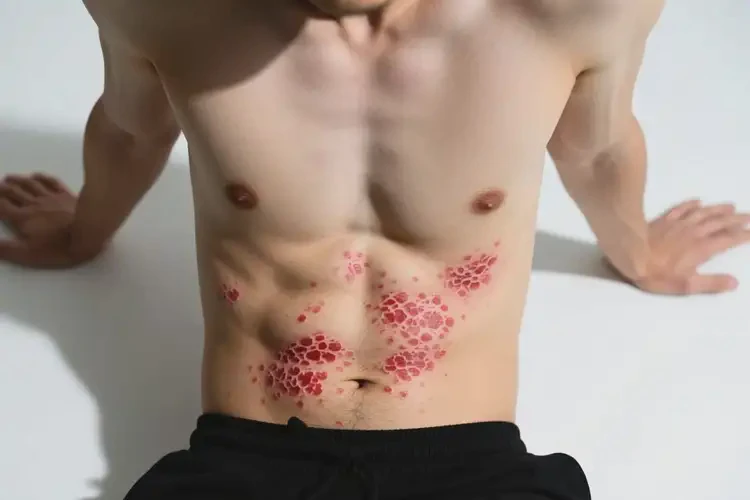 男性肚子出現(xiàn)濕疹可不可以根治(圖3)