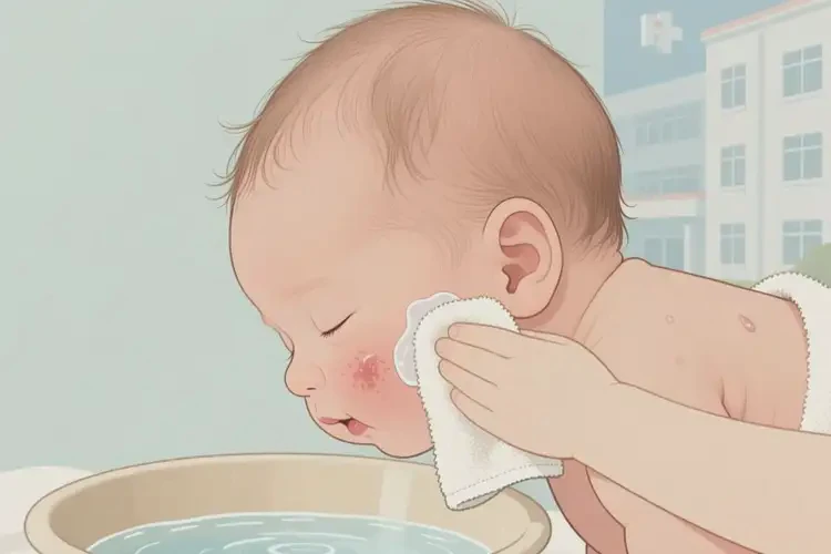 新生兒臉上出現(xiàn)濕疹能夠徹底治愈嗎(圖2)