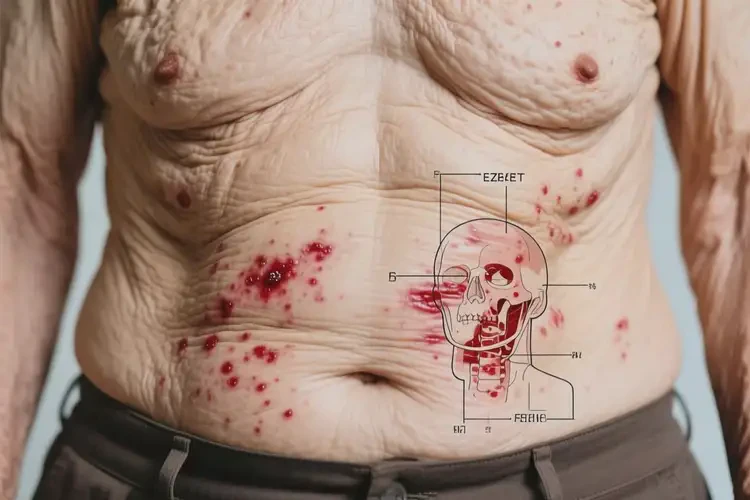 老年人肚子上容易长湿疹不管它会自己痊愈吗(图2)