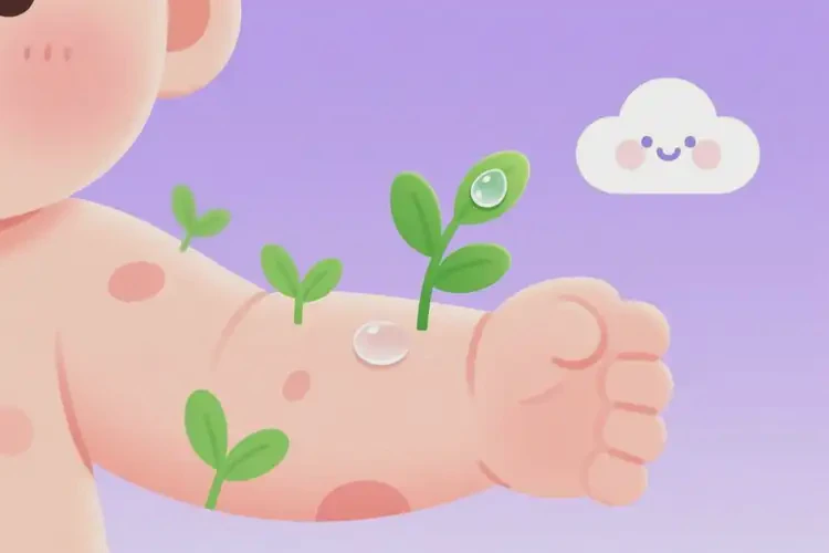 小兒身上經(jīng)常起濕疹能徹底自愈嗎(圖2)