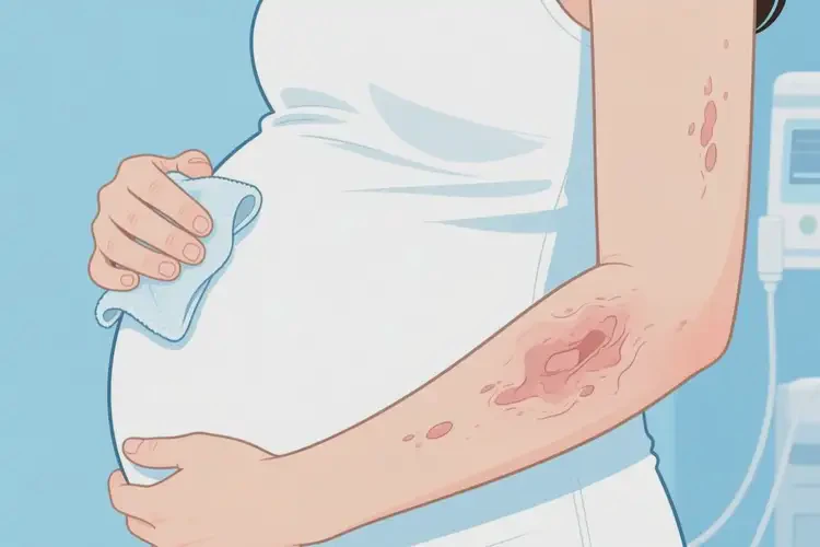 產(chǎn)婦手臂出現(xiàn)濕疹可不可以根治(圖2)