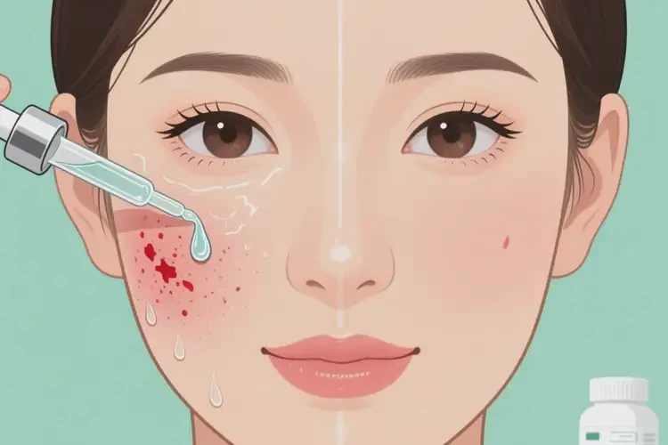 女性面部偶爾起濕疹可不可以根治(圖2)