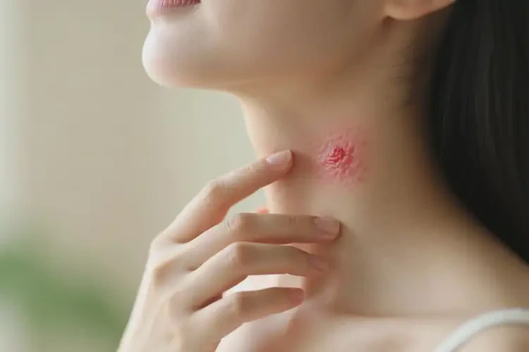 女人脖子上容易長(zhǎng)濕疹能不能根治(圖4)