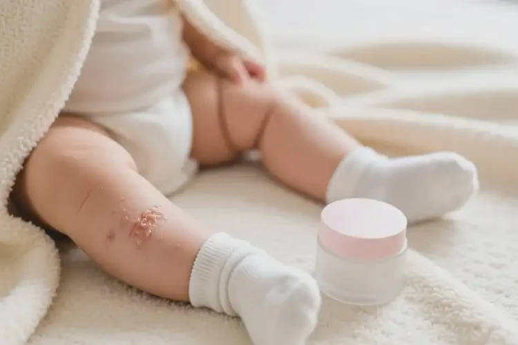 嬰兒小腿上經(jīng)常長濕疹可不可以根治(圖2)