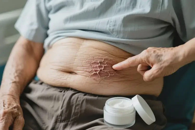 高齡老人肚子出濕疹能不能根治(圖1)