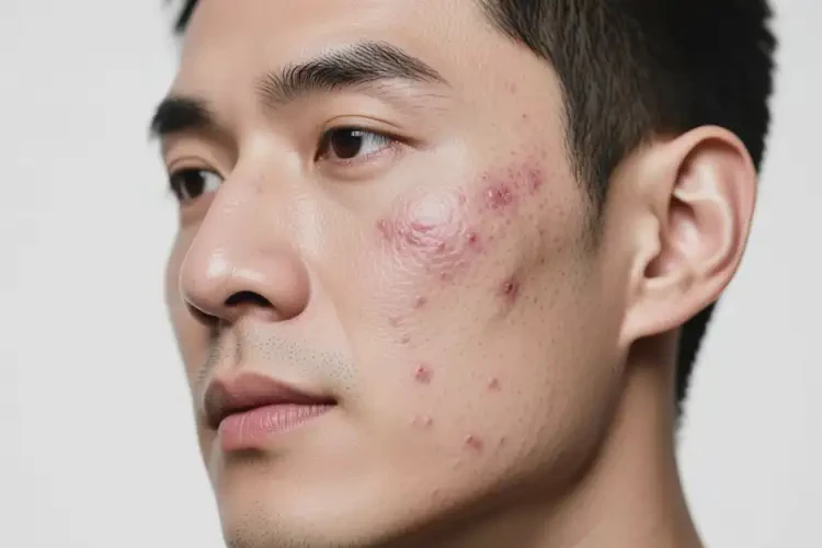 男人面部經(jīng)常長濕疹能不能根治(圖1)