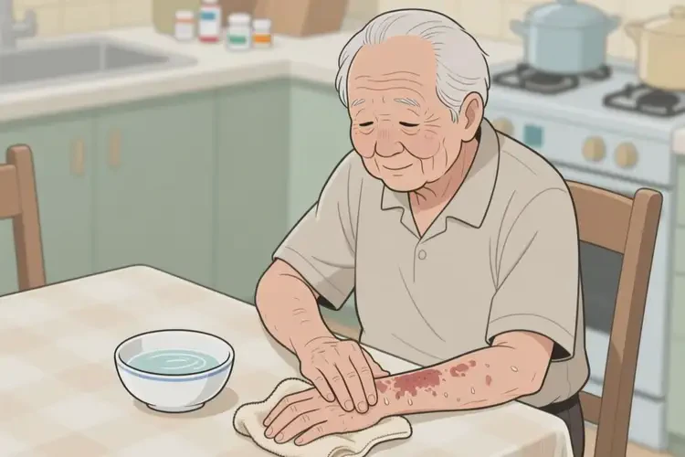 高齡老人全身偶爾起濕疹能不能根治(圖2)