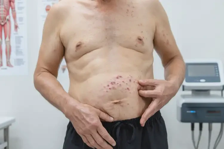 男人肚子偶爾長濕疹可不可以徹底自愈(圖4)