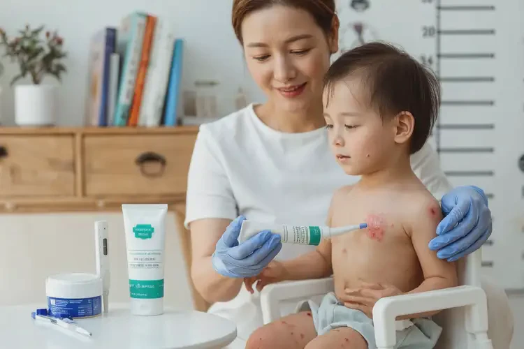 孩子四肢起湿疹可不可以根治(图2)