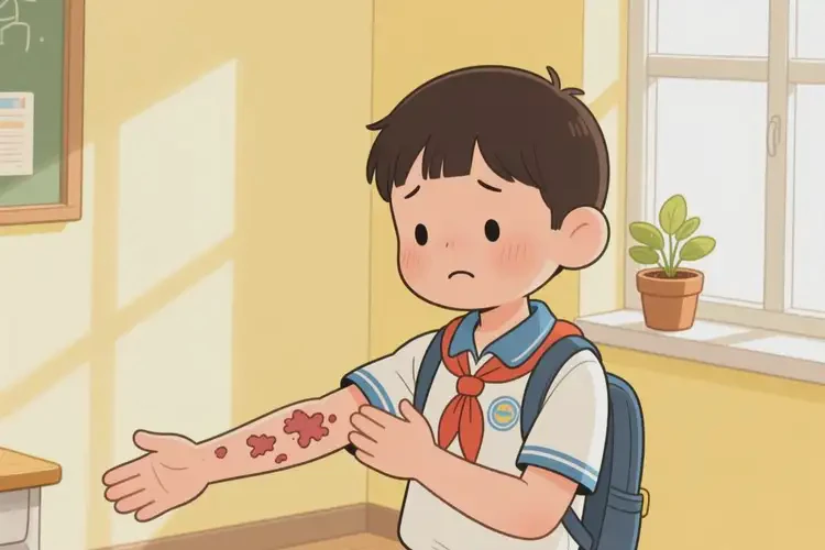 小學(xué)生手臂出現(xiàn)濕疹能徹底自愈嗎(圖3)