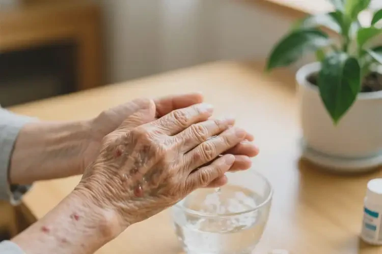 高齡老人手上出現(xiàn)濕疹能不能根治(圖4)