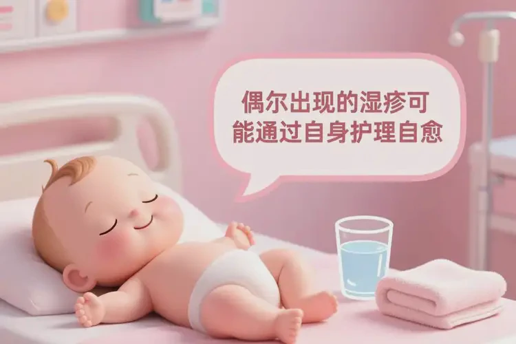 孩子全身偶爾起濕疹能靠自己自愈嗎(圖2)