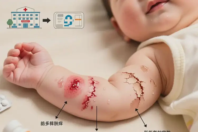 嬰兒手臂上容易長濕疹不管它會自己自愈嗎(圖1)