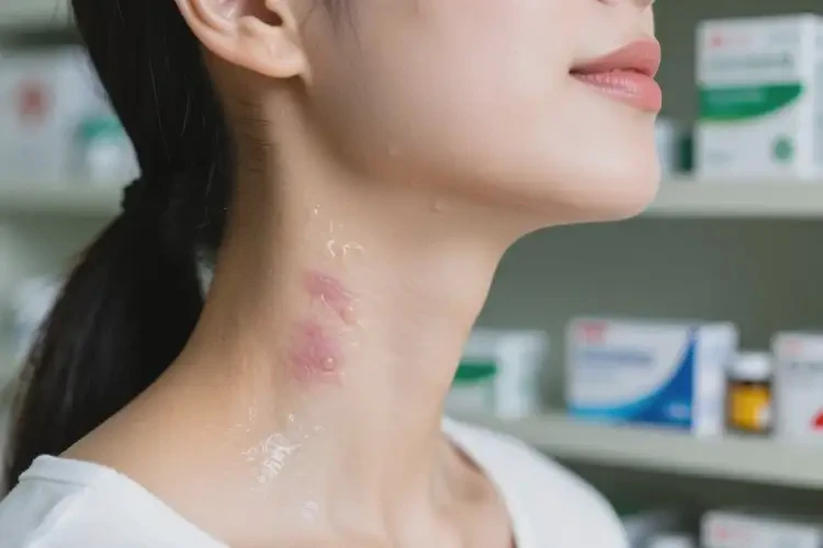 女人脖子偶爾起濕疹能不能根治(圖2)