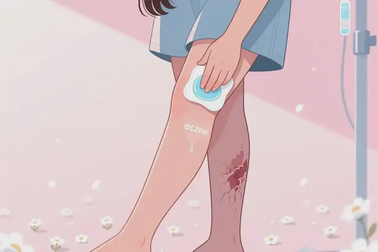 女生大腿上經(jīng)常起濕疹能夠徹底治愈嗎(圖1)