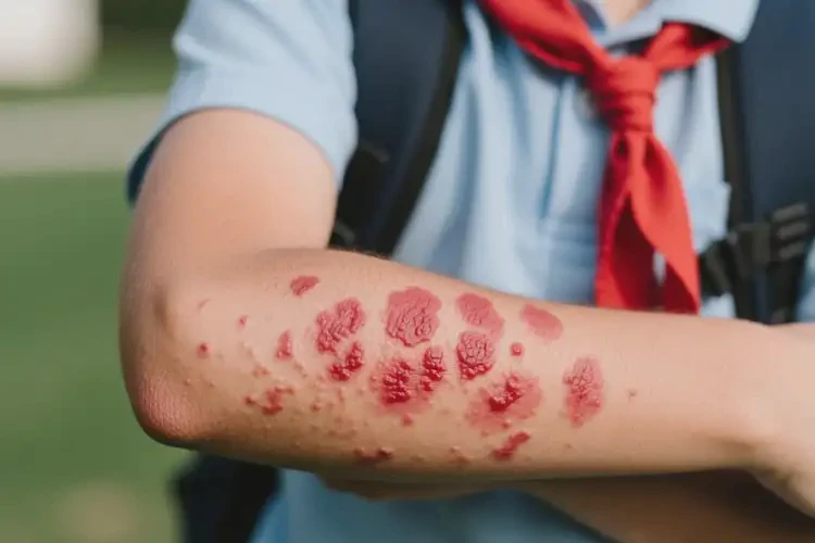 中学生手臂出湿疹能不能彻底自愈(图3)