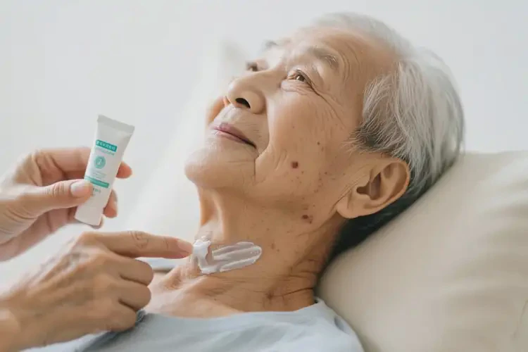 高齡老人脖子上起濕疹能不能根治(圖1)