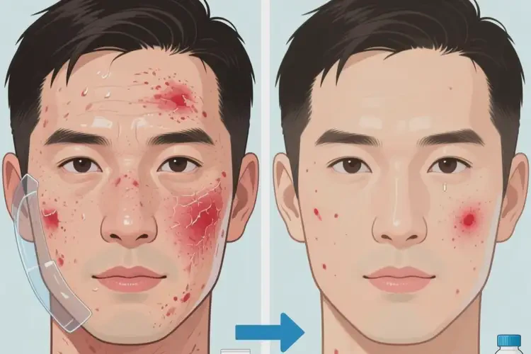 男人臉上有濕疹能不能根治(圖3)