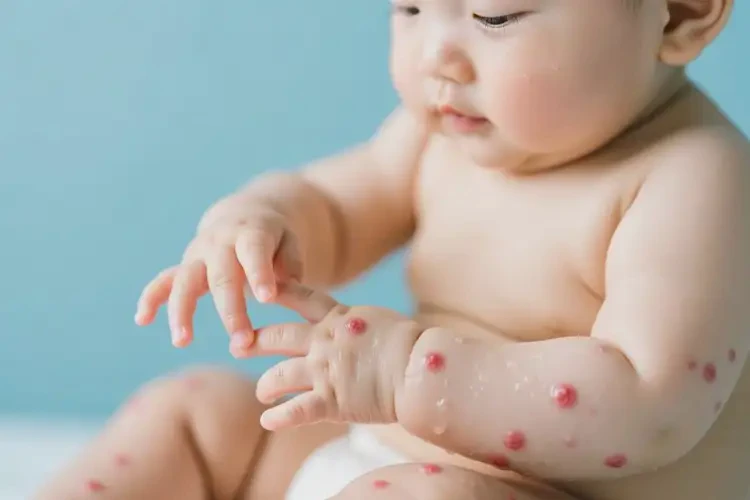 嬰幼兒四肢偶爾起濕疹可不可以根治(圖1)