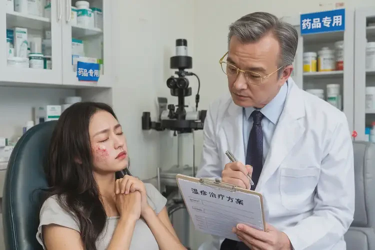 女人面部有濕疹能不能根治(圖3)