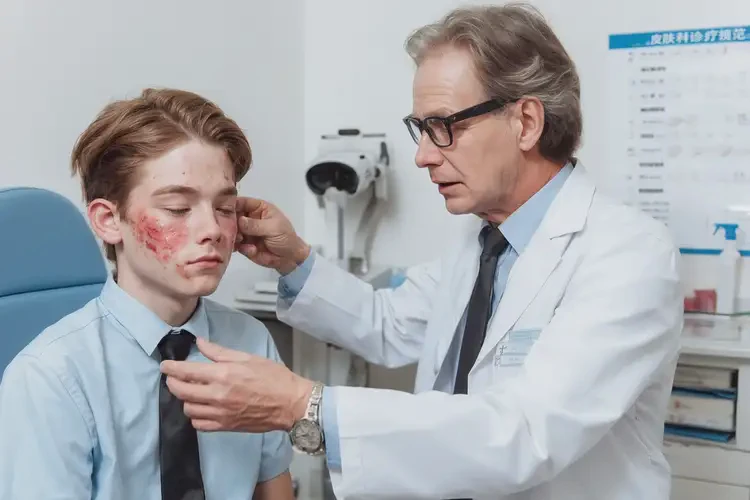 大學生面部偶爾起濕疹不管它會自己自愈嗎(圖2)