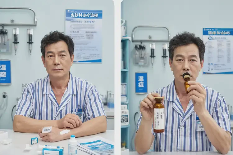 男人全身經(jīng)常起濕疹能夠徹底治愈嗎(圖1)